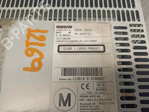 Radio NISSAN QASHQAI / QASHQAI +2 I (J10, NJ10, JJ10E)  | BP6952085E6 