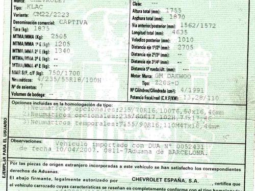 Left headlight CHEVROLET CAPTIVA (C100, C140) 2.0 D 4WD | BP3518632C28 