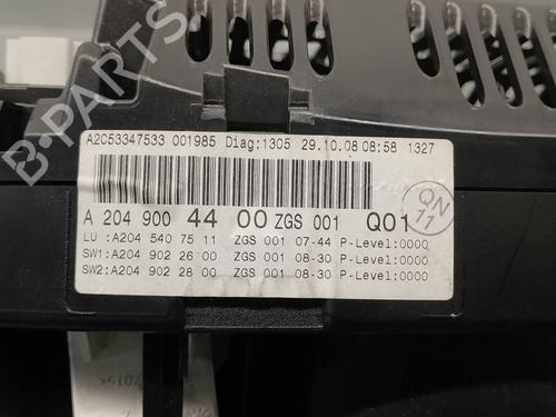 Instrument cluster MERCEDES-BENZ GLK-CLASS (X204) 320 CDI 4-matic (204.983) | BP17019874C47 