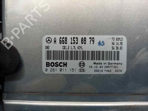 Engine control unit (ECU) MERCEDES-BENZ A-CLASS (W168) A 170 CDI (168.009, 168.109) | BP10650293M57 