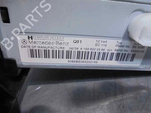 Radio MERCEDES-BENZ A-CLASS (W169) A 180 CDI (169.007, 169.307) | BP4375758E6 