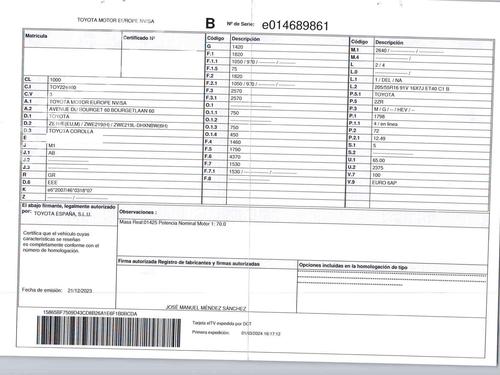 Engine TOYOTA COROLLA Hatchback (_E21_, _EA1_, _EH1_) 1.8 Hybrid (ZWE211) | BP40237774M1 - Image 13