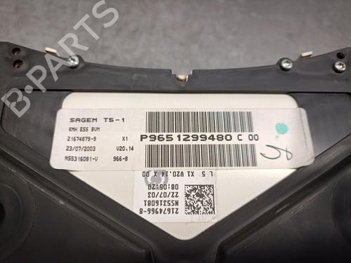 Instrument cluster PEUGEOT 307 (3A/C) 2.0 16V | BP22724050C47 