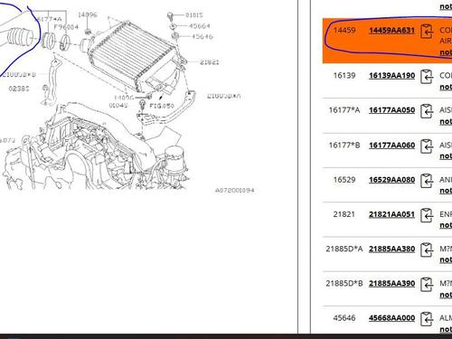 Pipe SUBARU OUTBACK (BR) 2.0 D AWD (BRD) | BP33959107M125 - Image 5
