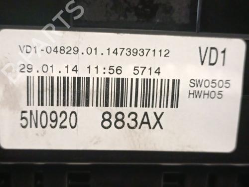 Instrument cluster VW TIGUAN (5N_) 2.0 TDI 4motion | BP25470709C47 