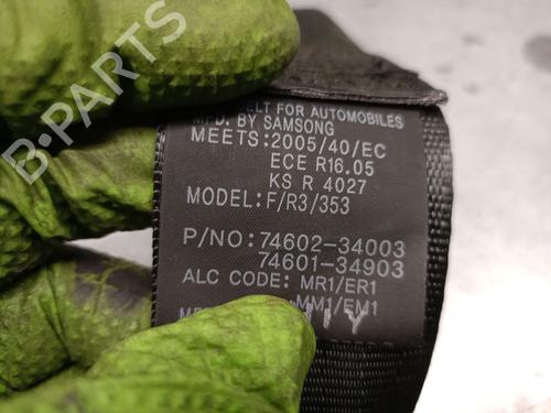 Front right seatbelt SSANGYONG KORANDO (CK) 2.0 e-XDi | BP32498991I25 - Image 6
