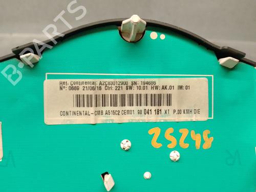 Instrument cluster CITROËN C3 II (SC_) 1.6 BlueHDi 100 | BP34244444C47  - Image 5