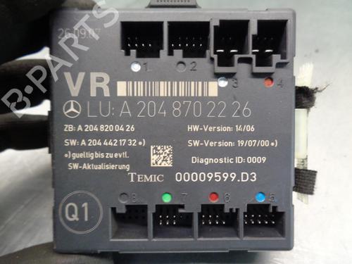 Comfort control module MERCEDES-BENZ C-CLASS (W204) C 320 CDI (204.022) | BP8369370M56 