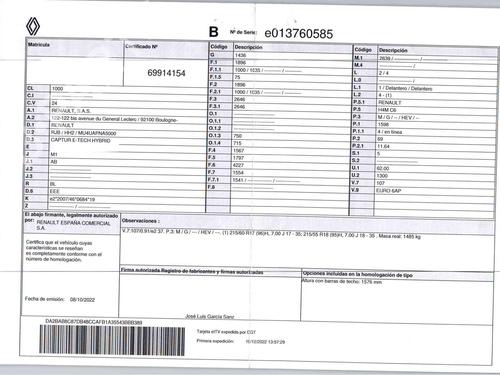 Switch RENAULT CAPTUR II (HF_) E-TECH 160 | BP25273577I30 