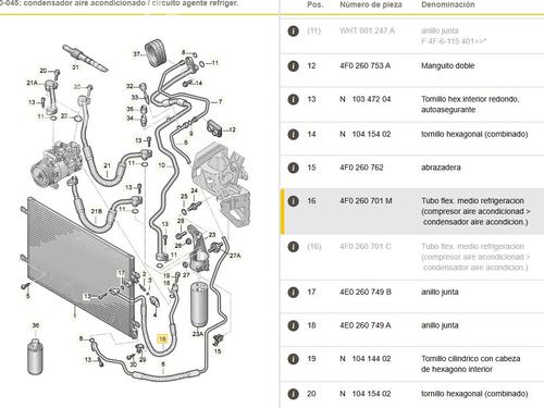 AC-rør AUDI A6 C6 (4F2) 3.0 TDI quattro | BP29865009M126