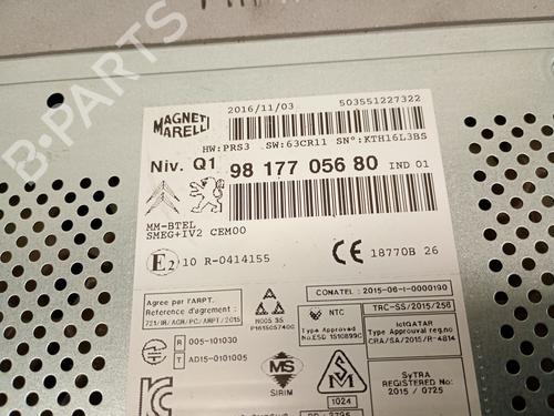 Radio PEUGEOT 208 I (CA_, CC_) 1.6 BlueHDi 100 | BP29273522E6 