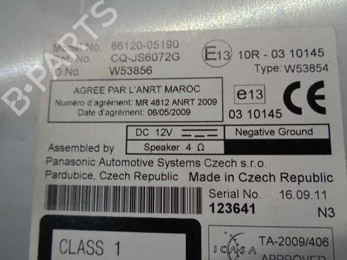 Radio TOYOTA AVENSIS Estate (_T27_) 2.0 D-4D (ADT270_, ADT270R) | BP7181178E6 