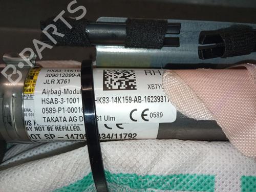 Right curtain airbag JAGUAR F-PACE (X761) 2.0 TD4 | BP30168802C12 