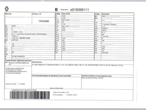 Engate do cinto RENAULT CAPTUR II (HF_) TCe 90 (HFM6) | BP32035443I32 