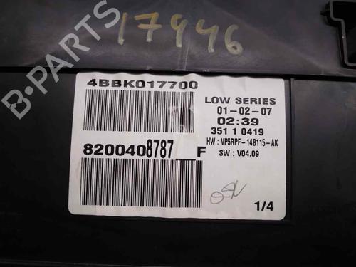 Instrument cluster RENAULT MEGANE II (BM0/1_, CM0/1_) 1.9 dCi | BP18293663C47 