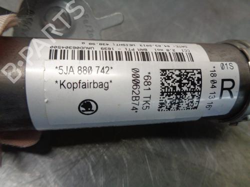 Right curtain airbag SKODA RAPID (NH3, NK3, NK6) 1.6 TDI | BP10809422C12 