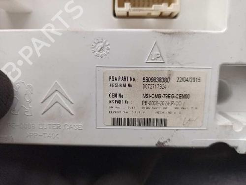 Instrument cluster PEUGEOT 308 II (LB_, LP_, LW_, LH_, L3_) 1.6 BlueHDi 120 | BP7762622C47 