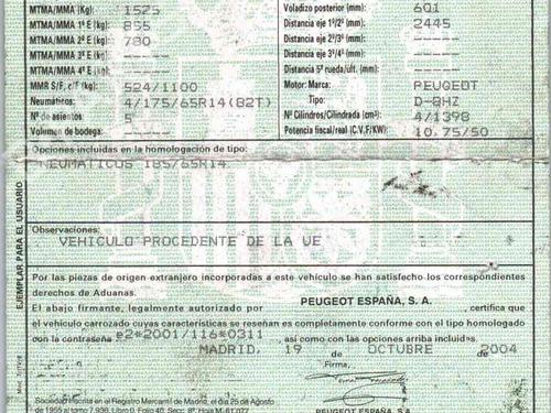 Bremselys PEUGEOT 206 Hatchback (2A/C) 1.4 HDi eco 70 | BP28216434L11 