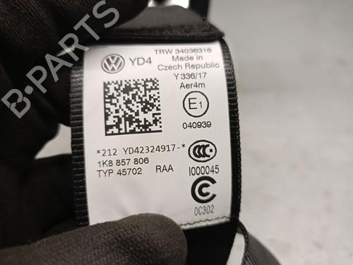 Rear right seatbelt VW SCIROCCO III (137, 138) 2.0 TSI | BP20709306I28 