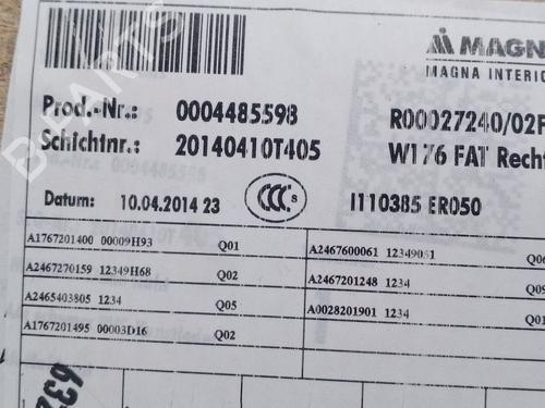 Front right panel MERCEDES-BENZ A-CLASS (W176) A 45 AMG 4-matic (176.052) | BP39621689C59 - Image 3