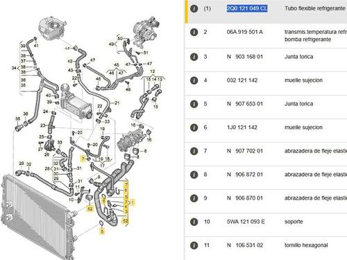 Pipe SEAT ARONA (KJ7, KJP) 1.0 TSI | BP28278194M125 