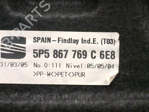 Rear parcel shelf SEAT TOLEDO III (5P2) 1.9 TDI | BP26605828C85 