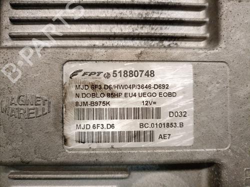 Engine control unit (ECU) FIAT DOBLO Cargo (263_) 1.3 D Multijet | BP39240825M57 - Image 4