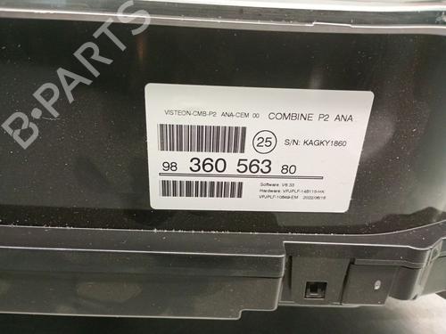 Kombiinstrument PEUGEOT 208 II (UB_, UP_, UW_, UJ_) 1.2 PureTech 100 | BP29606955C47 