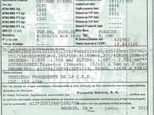 Bakspejl indvendigt PORSCHE CAYENNE (92A) 3.0 Diesel | BP25242359I6 