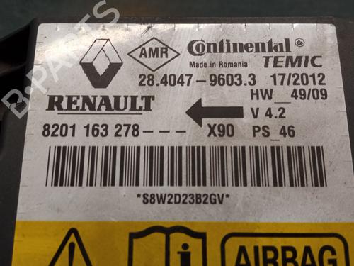 ECU airbags DACIA SANDERO 1.2 16V | BP24611886M53 