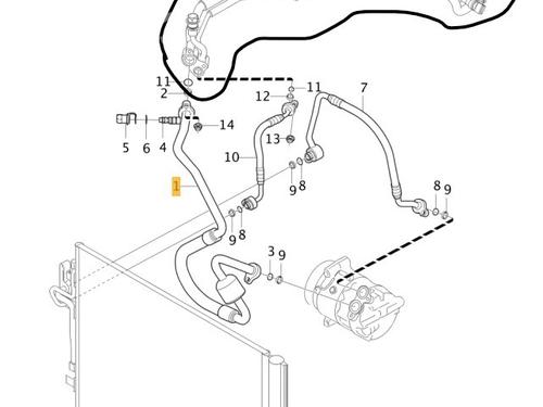 Pipe VOLVO V40 Hatchback (525) D3 | BP31177867M125  - Image 5