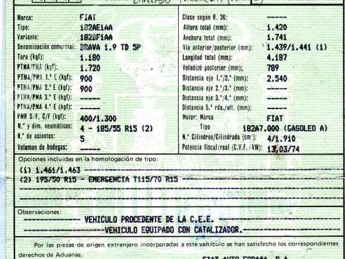 Engine control unit (ECU) FIAT BRAVA (182_) 1.9 TD 100 S (182.BF) | BP2079099M57 