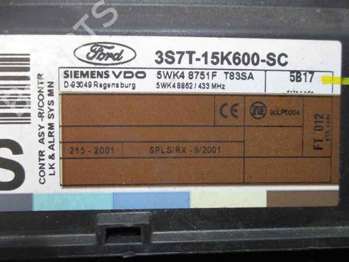 Electronic module FORD MONDEO III (B5Y) 2.0 TDCi | BP2091177M83 
