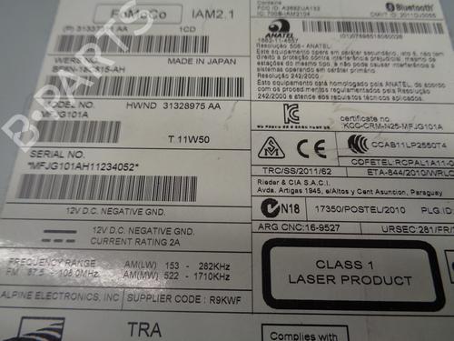 Radio LAND ROVER RANGE ROVER EVOQUE (L538) 2.2 D 4x4 | BP8531061E6 