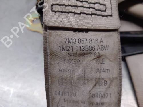 Rear right seatbelt VW SHARAN (7M8, 7M9, 7M6) 1.9 TDI | BP17497574I28 