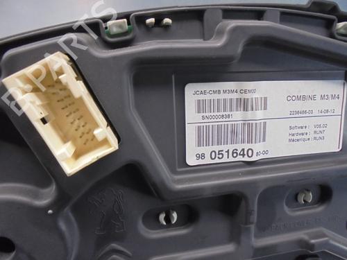 Instrument cluster CITROËN C-ELYSEE (DD_) 1.6 HDI 92 | BP16729006C47 