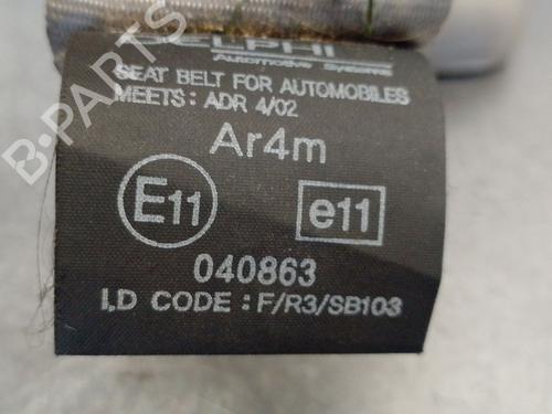 Rear right seatbelt HYUNDAI TERRACAN (HP) 2.9 CRDi | BP29484487I28 