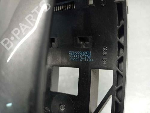 Front right exterior door handle VW POLO V (6R1, 6C1) 1.6 TDI | BP11951256C129 