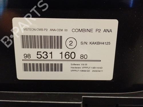 Instrument cluster PEUGEOT 2008 II (UD_, US_, UY_, UJ_, UR_, UC_) 1.2 PureTech 100 (USHNK) | BP29596446C47 