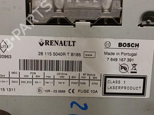 Radio RENAULT SCÉNIC III (JZ0/1_) 1.5 dCi | BP22992765E6 
