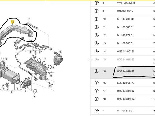 Pipe VW T-CROSS (C11, D31) 1.0 TSI | BP38178051M125 - Image 5