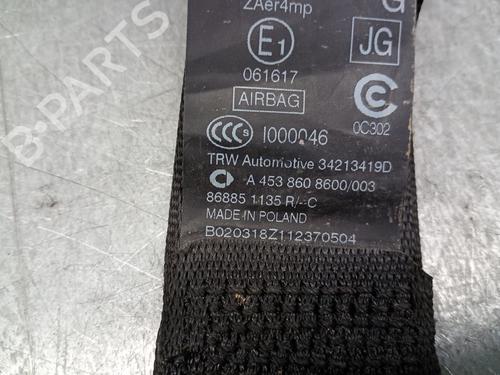 Front left seatbelt SMART FORTWO Coupe (453) 0.9 (453.344, 453.353) | BP34186846I26  - Image 7