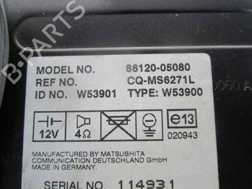Radio TOYOTA AVENSIS Estate (_T25_) 2.0 D-4D (CDT250_, CDT250R) | BP2305773E6 