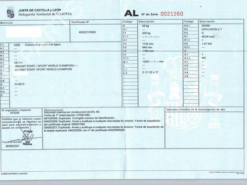 Quadrante DERBI VARIANT Variant Start 50 2T | BP36503990C47  - Image 8
