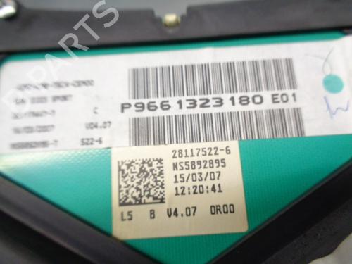 Instrument cluster PEUGEOT 307 SW (3H) 1.6 HDI 110 | BP11733408C47 