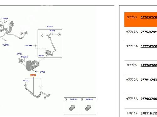 AC pipe KIA EV6 (CV) 77 | BP30179170M126 - Image 6
