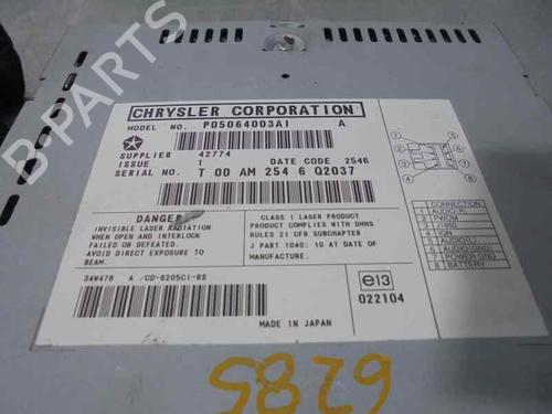 Radio CHRYSLER VOYAGER IV (RG, RS) 3.3 | BP12186621E6 