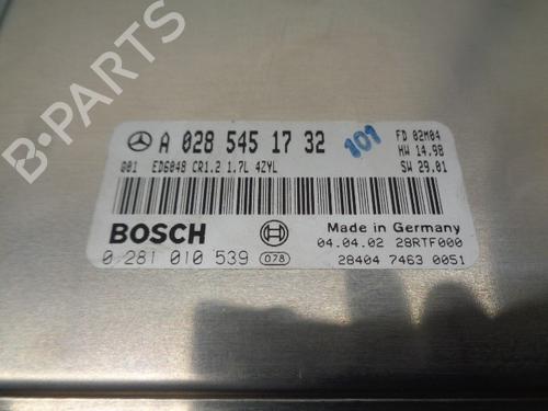 Engine control unit (ECU) MERCEDES-BENZ VANEO (414) 1.7 CDI (414.700) | BP9237618M57 