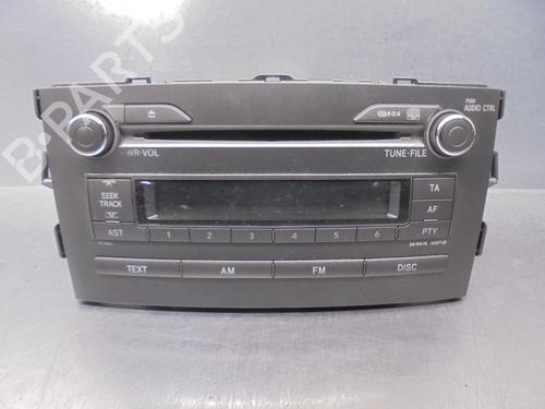 Used Radio Radio TOYOTA AURIS (_E15_) 1.33 Dual-VVTi (NRE150_, NRE150R) (101 hp) 16327093 16327093