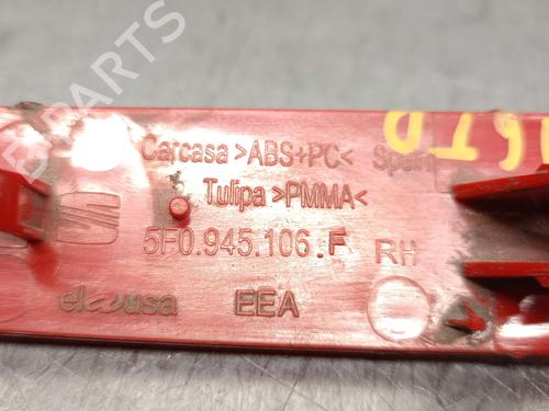 Rear bumper right light SEAT LEON (5F1) 1.6 TDI | BP29814534C82